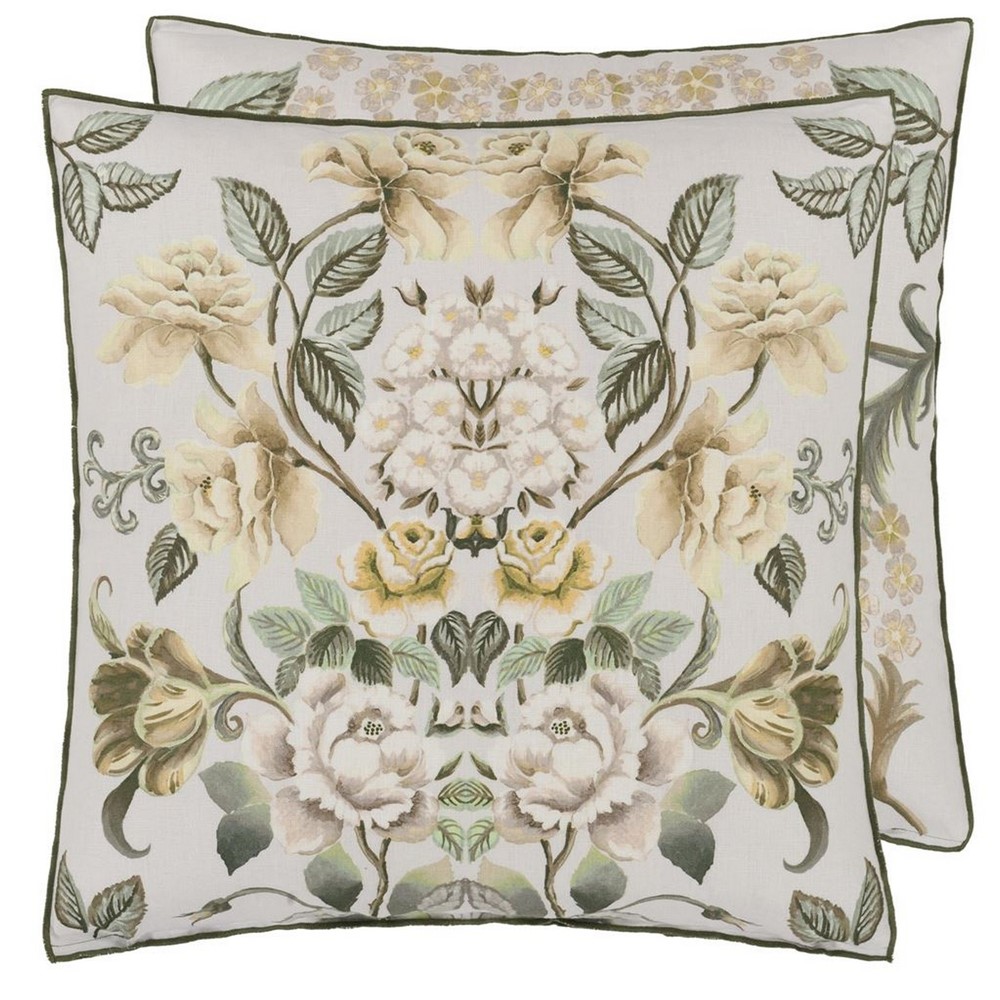 Eleonora Linen Cushion by Designers Guild in Cameo Natural